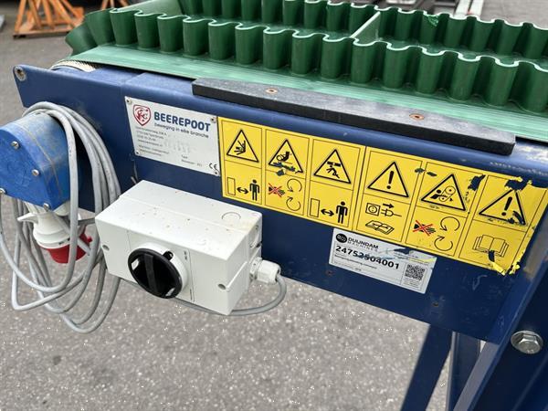 Grote foto beerepoot opvoerband met dubbele bocht 430 130 105 doe het zelf en verbouw afvalverwerking