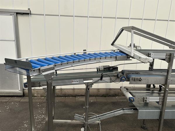 Grote foto acb combi transportband 860 cm met 12 werktafels agrarisch transportbanden