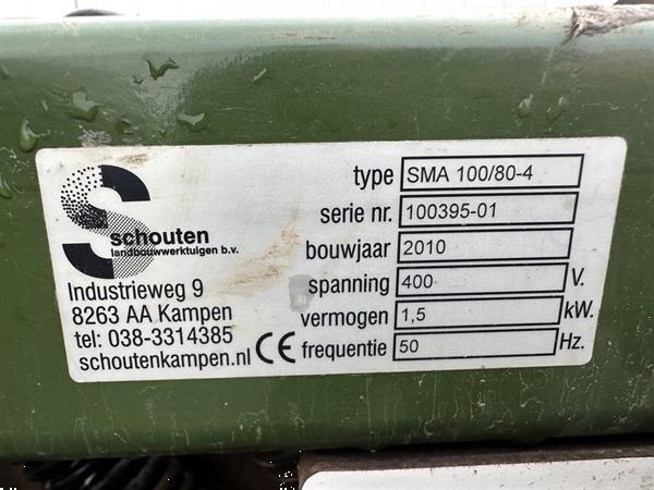 Grote foto schouten sma 100 80 4 aardappelsorteermachine 80 cm breed agrarisch tuinbouw