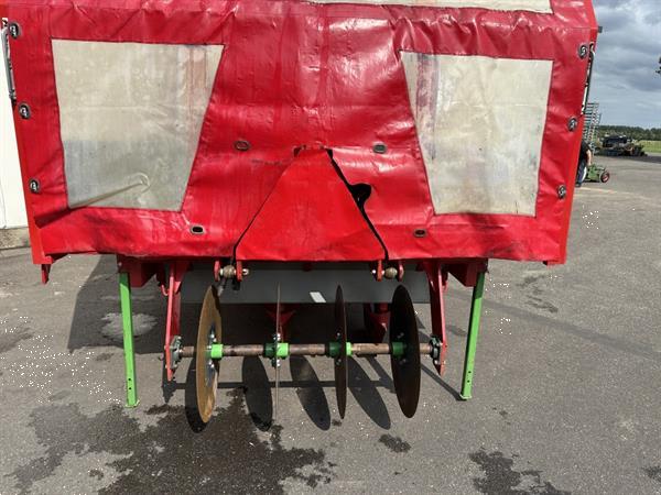 Grote foto elco beddenplantmachine 4 rijen met schijven agrarisch zaaimachines