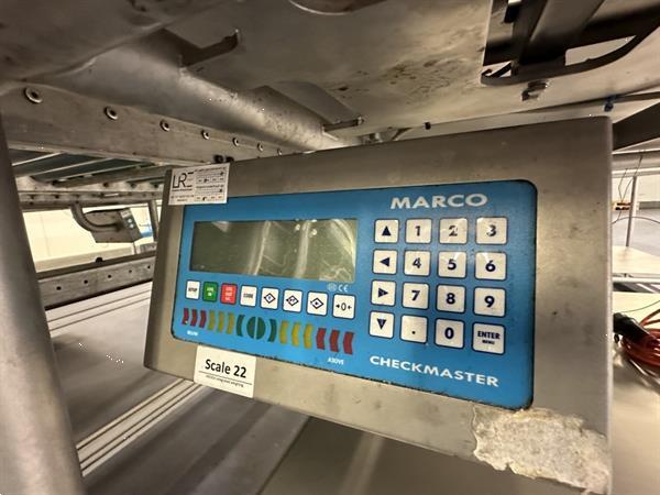 Grote foto martin stolze combi conveyor productie en inpaklijn met 11 marco werktafels met weegschaal agrarisch tuinbouw