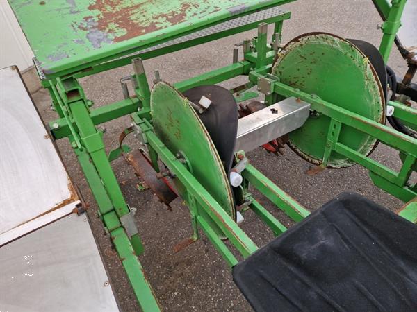 Grote foto basrijs bps fe150 plantmachine met aangedreven schijven voor 2 rijen agrarisch zaaimachines