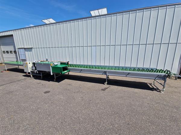 Grote foto bercomex sobb sl5 dd bloemenboslijn met 2 crm bindmachines en verzamelband agrarisch tuinbouw