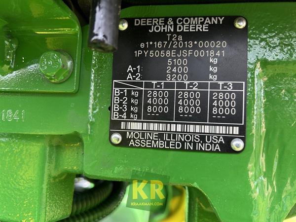 Grote foto john deere 5058e 691748 agrarisch tractoren