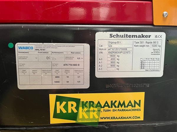 Grote foto schuitemaker rapide 580 30251 agrarisch opraapwagens