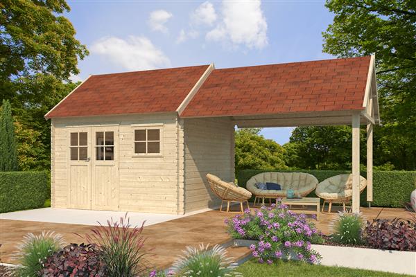 Grote foto nieuw cottage houten tuinhuis 3802ext tuin en terras tuinhuisjes en blokhutten