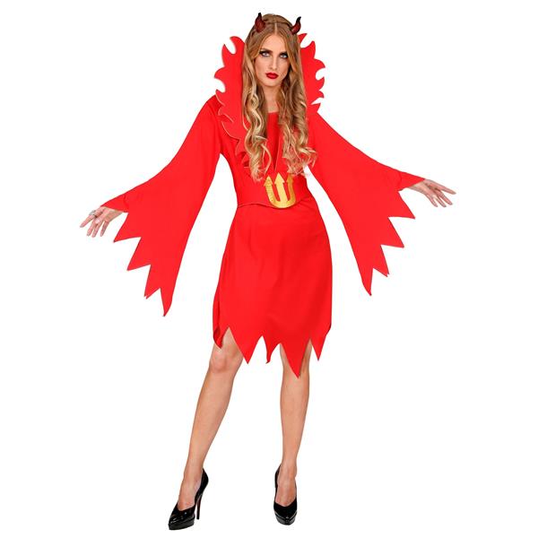Grote foto halloween jurk dames duivelin verzamelen overige verzamelingen