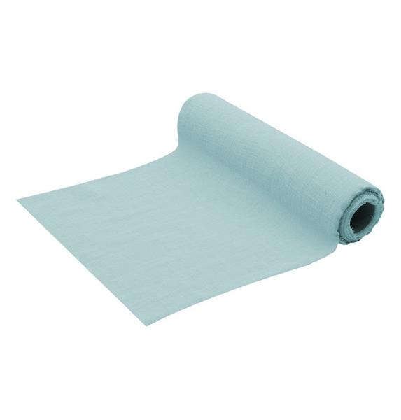 Grote foto blue haze washed cotton table runner 30cm x 5m verzamelen overige verzamelingen