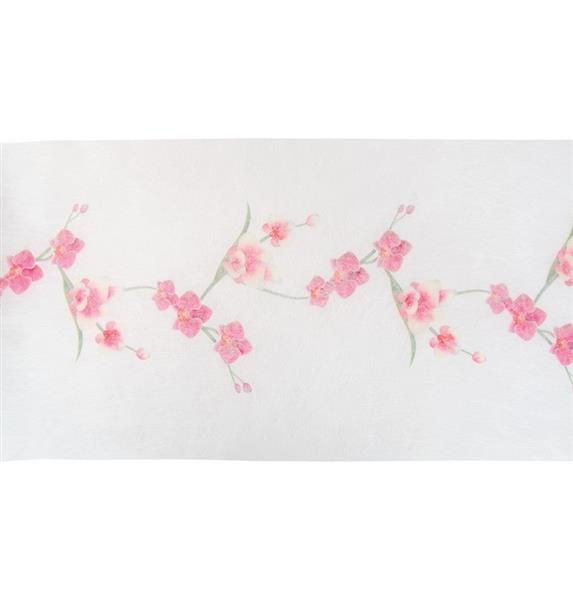 Grote foto romance orchids table runner 30cm x 5m verzamelen overige verzamelingen