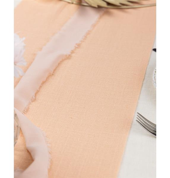 Grote foto rose dawn washed cotton table runner 30cm x 5m verzamelen overige verzamelingen