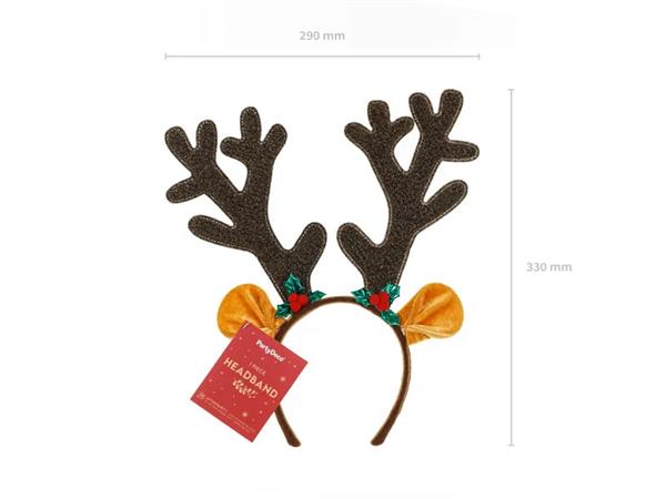 Grote foto reindeer antlers headband with ears 29x34cm mix verzamelen overige verzamelingen
