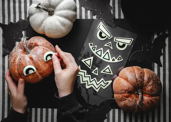 Grote foto gel pumpkin stickers verzamelen overige verzamelingen
