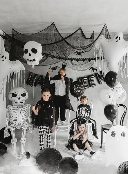 Grote foto foil balloon skull 36x41 cm mix verzamelen overige verzamelingen