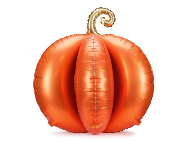 Grote foto standing foil balloon 3d pumpkin 90x90 cm orange verzamelen overige verzamelingen