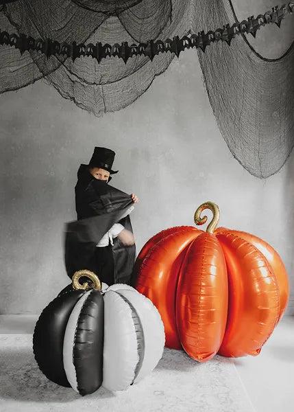 Grote foto standing foil balloon 3d pumpkin 90x90 cm orange verzamelen overige verzamelingen