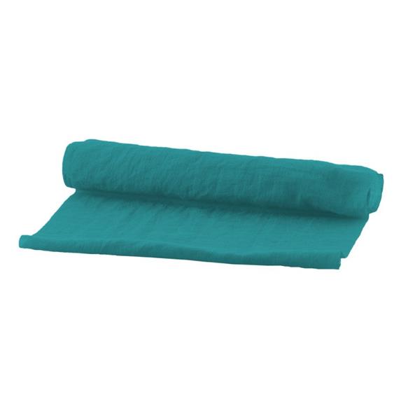 Grote foto table runner chiffon peacock blue 28cm x 3m verzamelen overige verzamelingen
