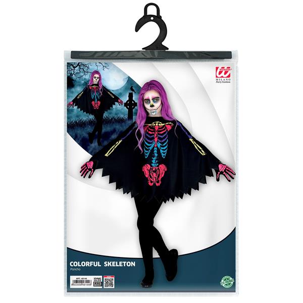 Grote foto halloween poncho gekleurd kind skelet verzamelen overige verzamelingen