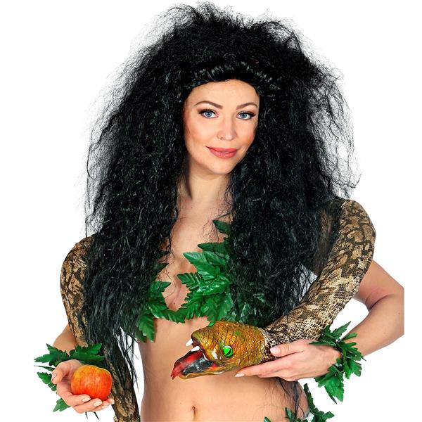 Grote foto halloween pruik zwart dames heks verzamelen overige verzamelingen