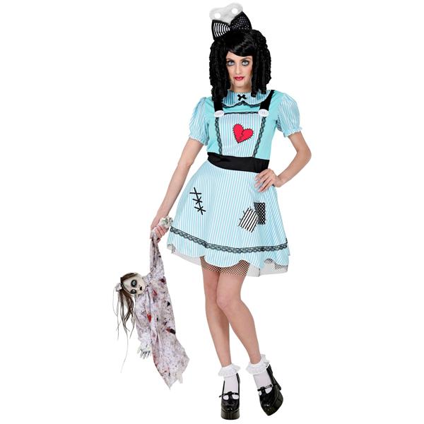 Grote foto halloween jurk blauw dames pop verzamelen overige verzamelingen