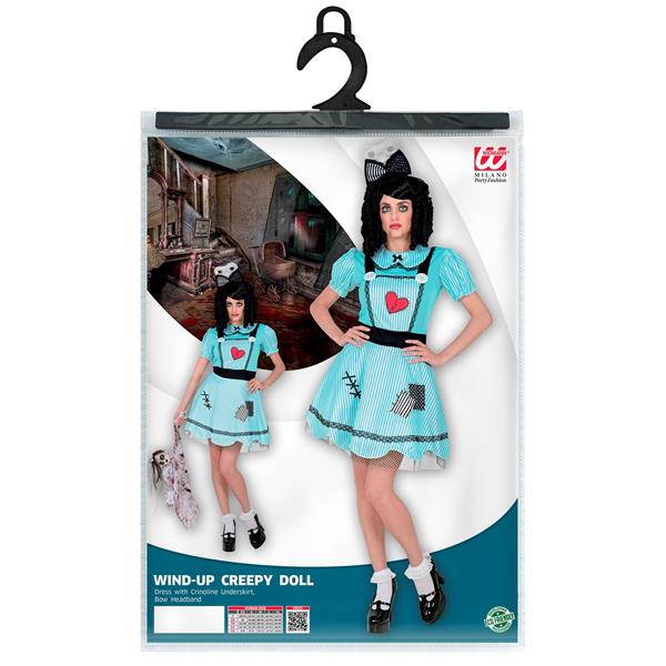 Grote foto halloween jurk blauw dames pop verzamelen overige verzamelingen