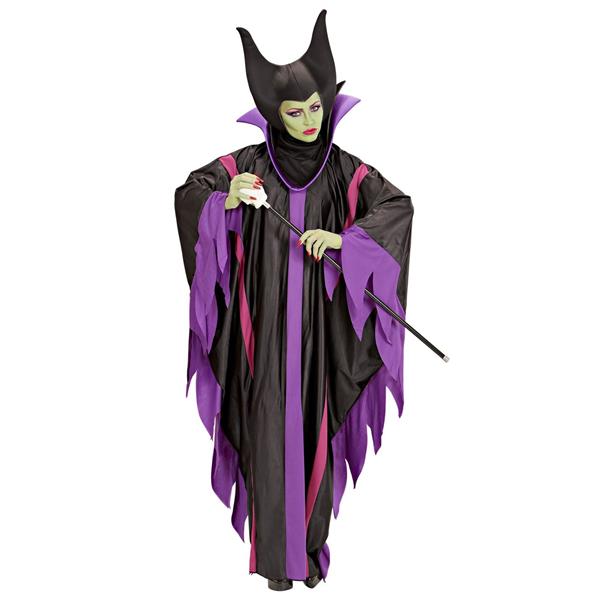 Grote foto halloween jurk paars dames malefizia verzamelen overige verzamelingen