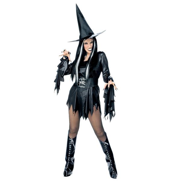 Grote foto halloween jurk zwart dames heks 4 delig verzamelen overige verzamelingen