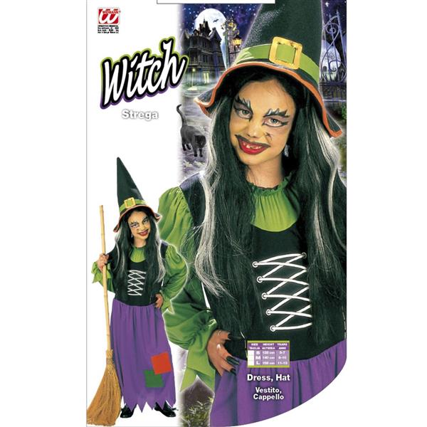 Grote foto halloween jurk paars groen meisje heks verzamelen overige verzamelingen