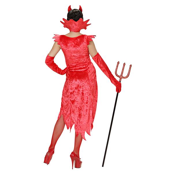 Grote foto halloween jurk rood duivel fluweel verzamelen overige verzamelingen