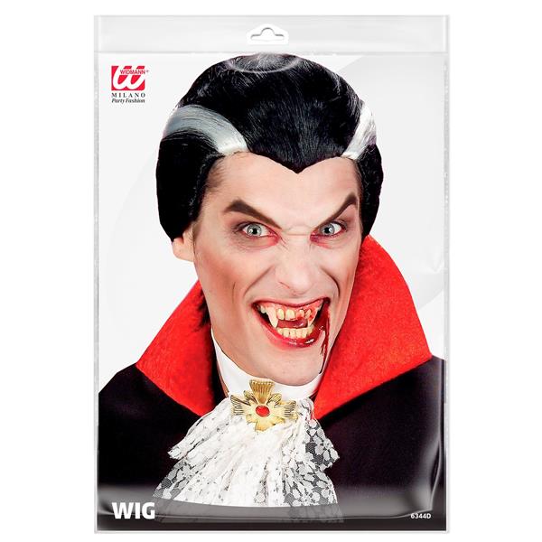 Grote foto halloween pruik wit zwart heren vampier verzamelen overige verzamelingen