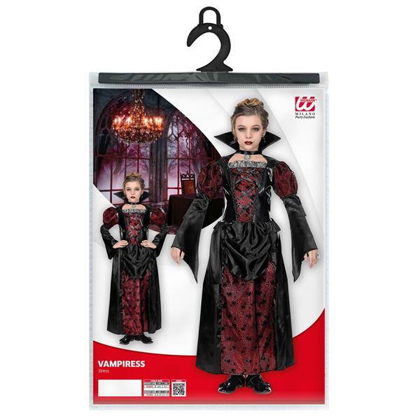Grote foto halloween jurk zwart rood meisje vampier verzamelen overige verzamelingen