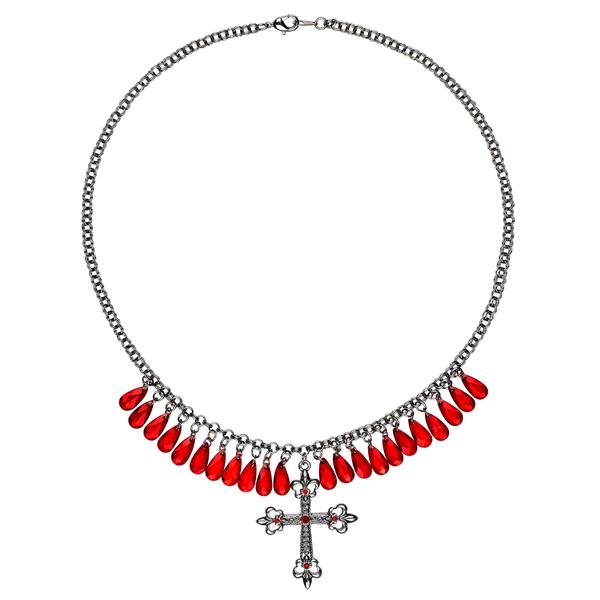 Grote foto halloween ketting rood kruis verzamelen overige verzamelingen