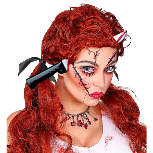 Grote foto halloween haarband zilver mes verzamelen overige verzamelingen