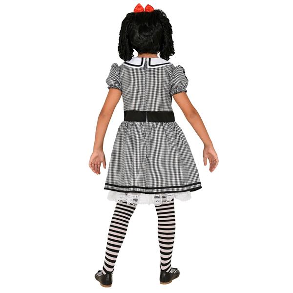 Grote foto halloween kostuum wit zwart meisje pop verzamelen overige verzamelingen