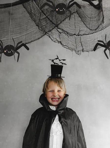 Grote foto cylinder headband with bats 19x26 cm black verzamelen overige verzamelingen