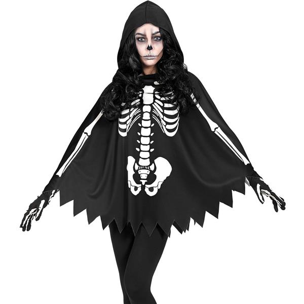 Grote foto halloween poncho skelet verzamelen overige verzamelingen