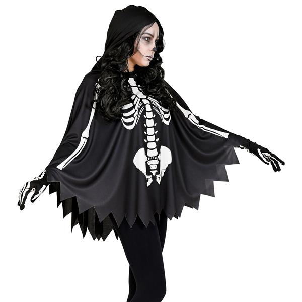 Grote foto halloween poncho skelet verzamelen overige verzamelingen