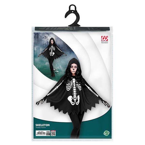 Grote foto halloween poncho skelet verzamelen overige verzamelingen