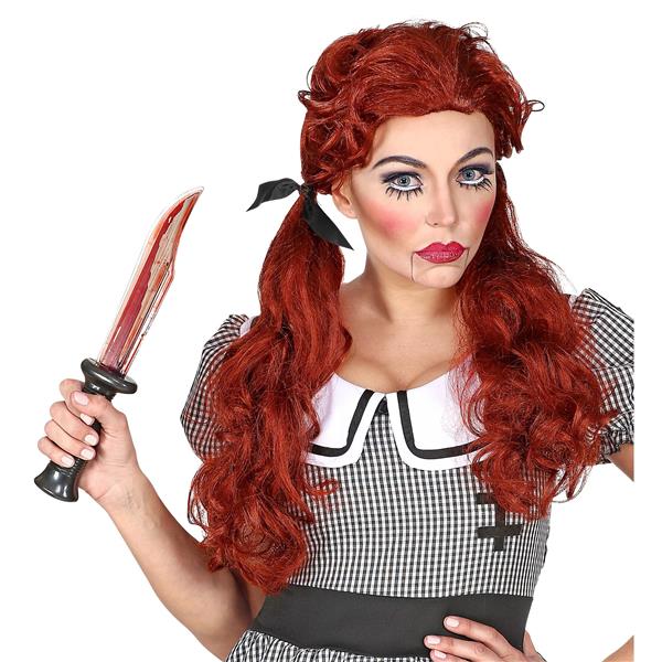 Grote foto halloween pruik rood pop verzamelen overige verzamelingen