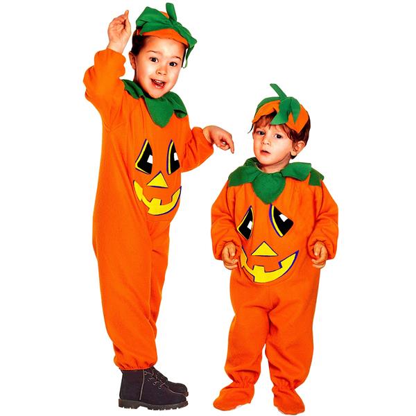 Grote foto halloween kostuum oranje baby pompoen 2 delig verzamelen overige verzamelingen