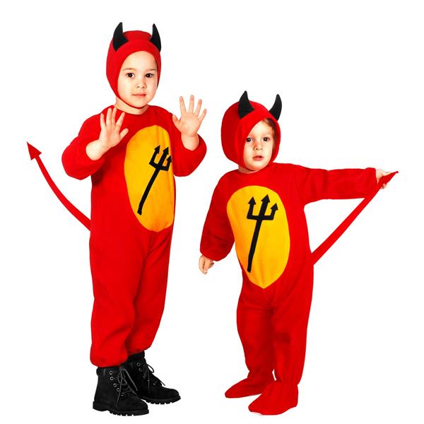 Grote foto halloween kostuum rood baby duivel 2 delig verzamelen overige verzamelingen