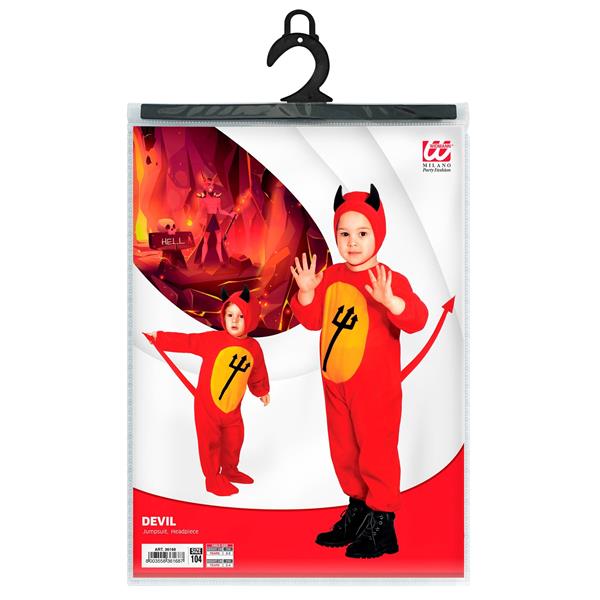 Grote foto halloween kostuum rood baby duivel 2 delig verzamelen overige verzamelingen