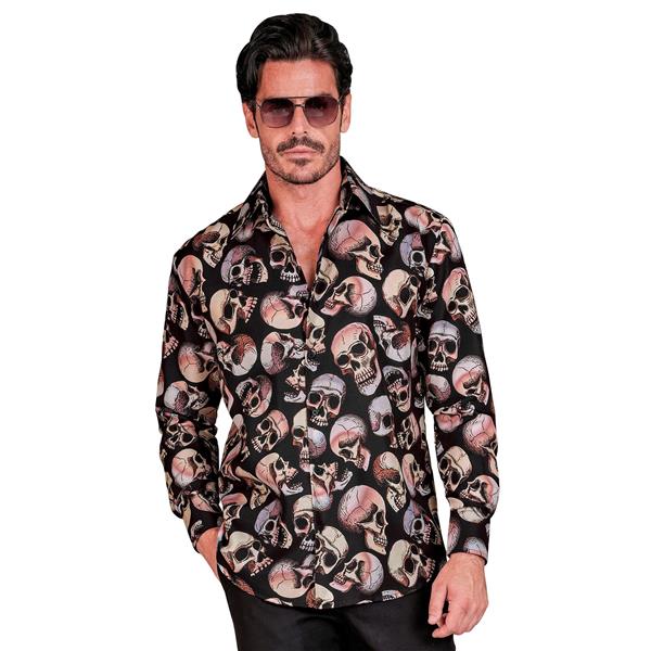 Grote foto halloween blouse heren schedel verzamelen overige verzamelingen