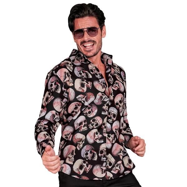 Grote foto halloween blouse heren schedel verzamelen overige verzamelingen