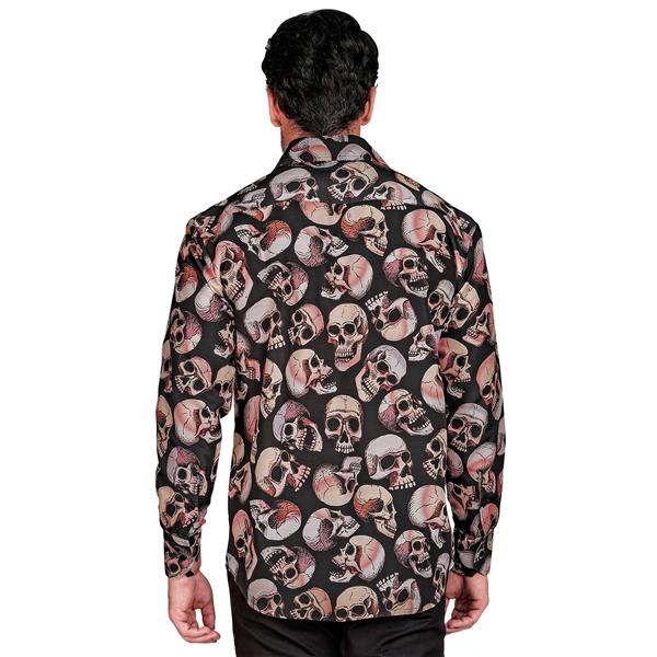 Grote foto halloween blouse heren schedel verzamelen overige verzamelingen