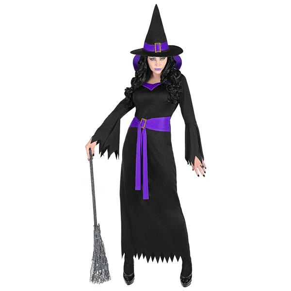 Grote foto halloween jurk zwart paars dames heks verzamelen overige verzamelingen