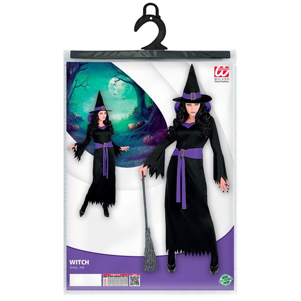 Grote foto halloween jurk zwart paars dames heks verzamelen overige verzamelingen