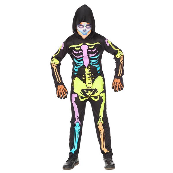 Grote foto halloween kostuum gekleurd kind skelet verzamelen overige verzamelingen