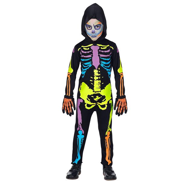 Grote foto halloween kostuum gekleurd kind skelet verzamelen overige verzamelingen