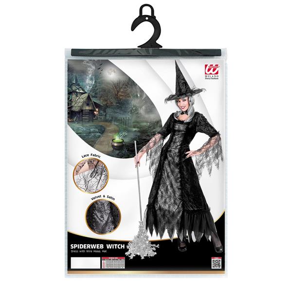 Grote foto halloween jurk dames heks spinnenweb verzamelen overige verzamelingen