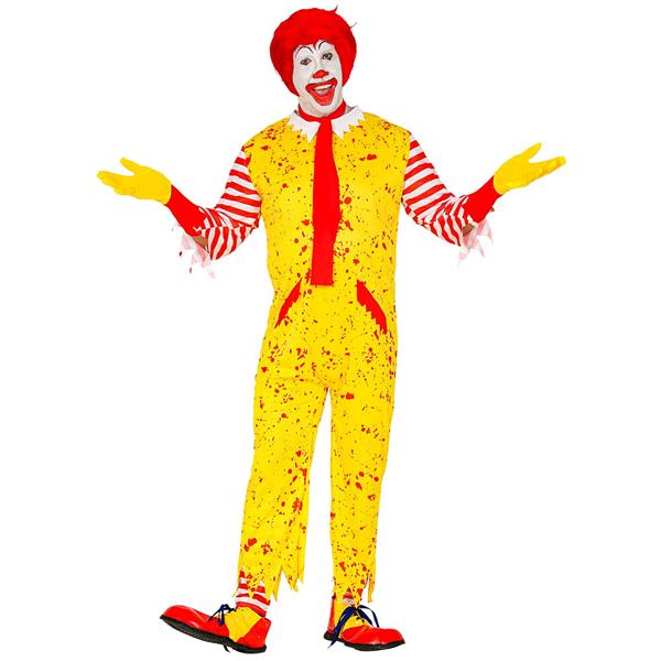 Grote foto halloween kostuum geel heren clown verzamelen overige verzamelingen